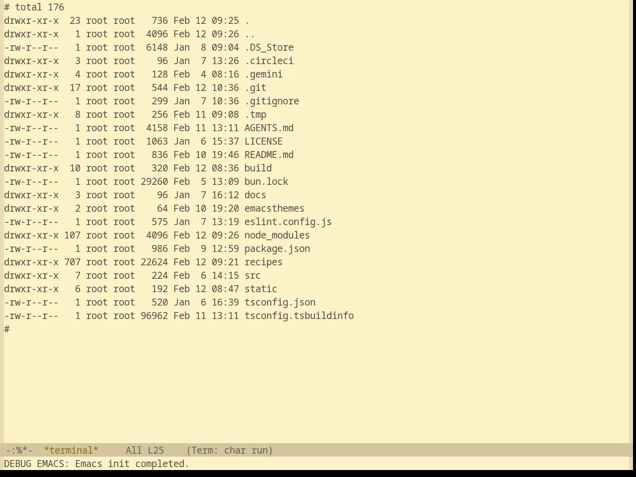Base16 Gruvbox Light Medium Theme in term