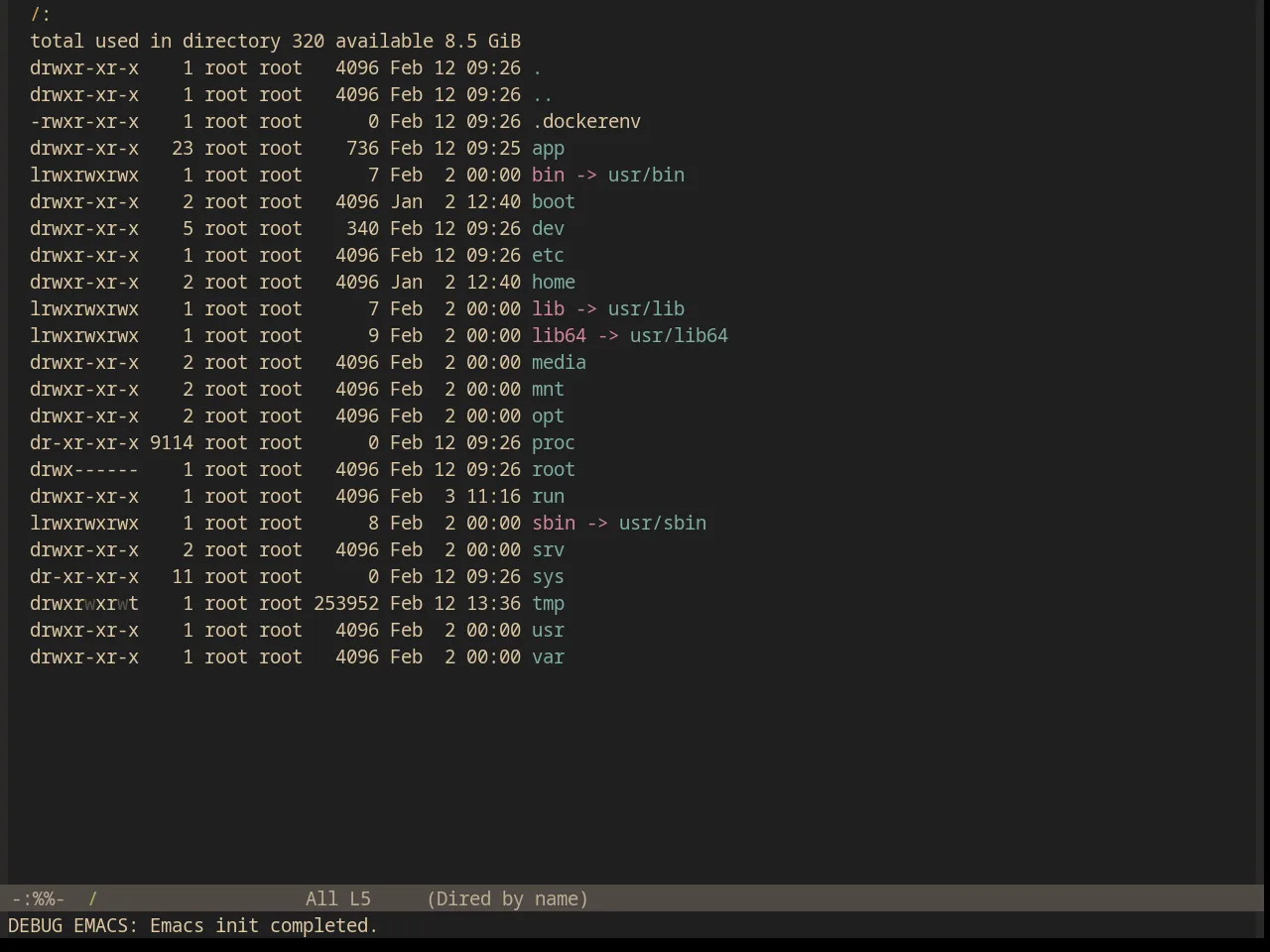 Base16 Gruvbox Material Dark Hard Theme in dired