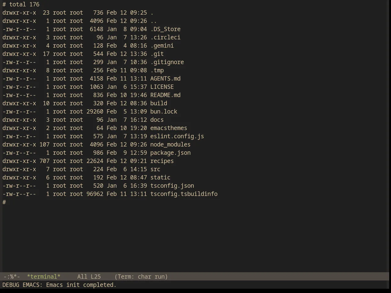 Base16 Gruvbox Material Dark Hard Theme in term