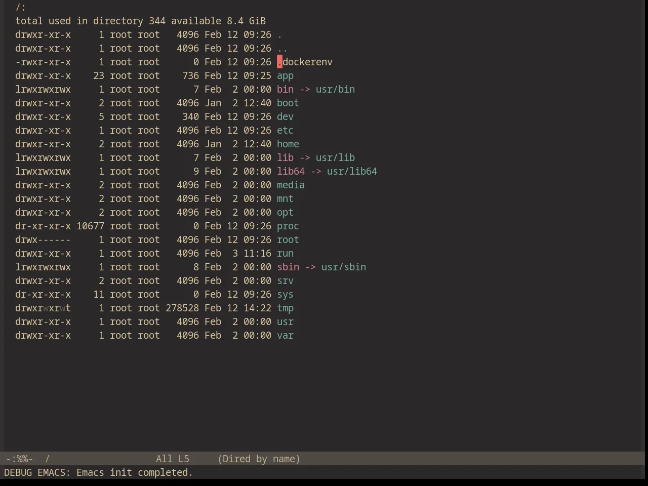 Base16 Gruvbox Material Dark Medium Theme in dired