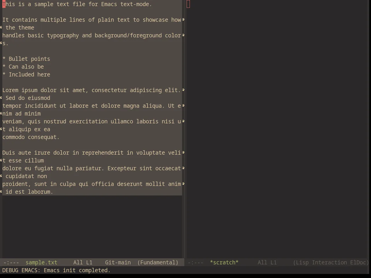 Base16 Gruvbox Material Dark Medium Theme in fundamental-mode