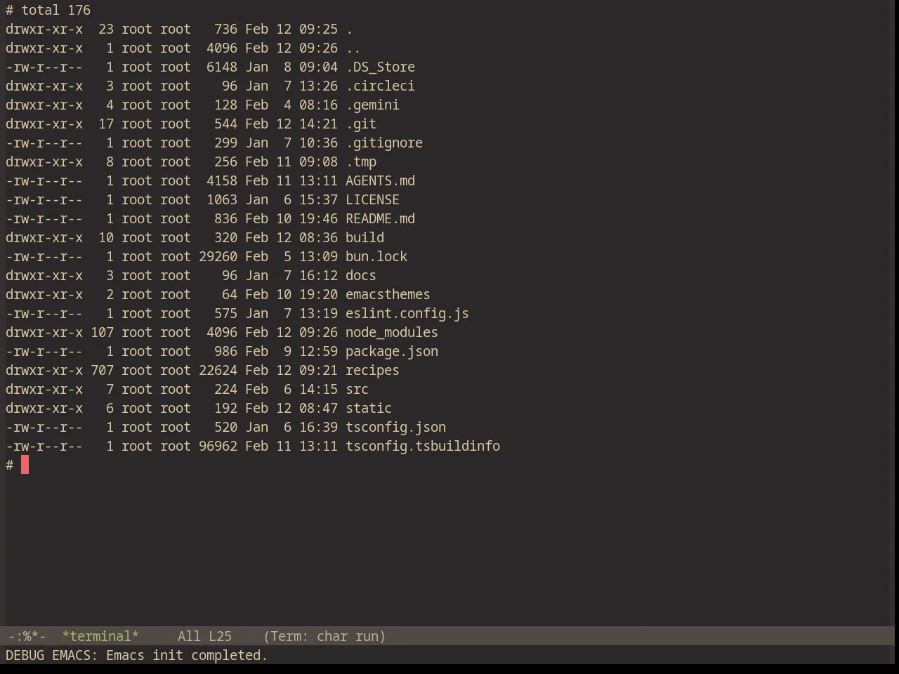 Base16 Gruvbox Material Dark Medium Theme in term