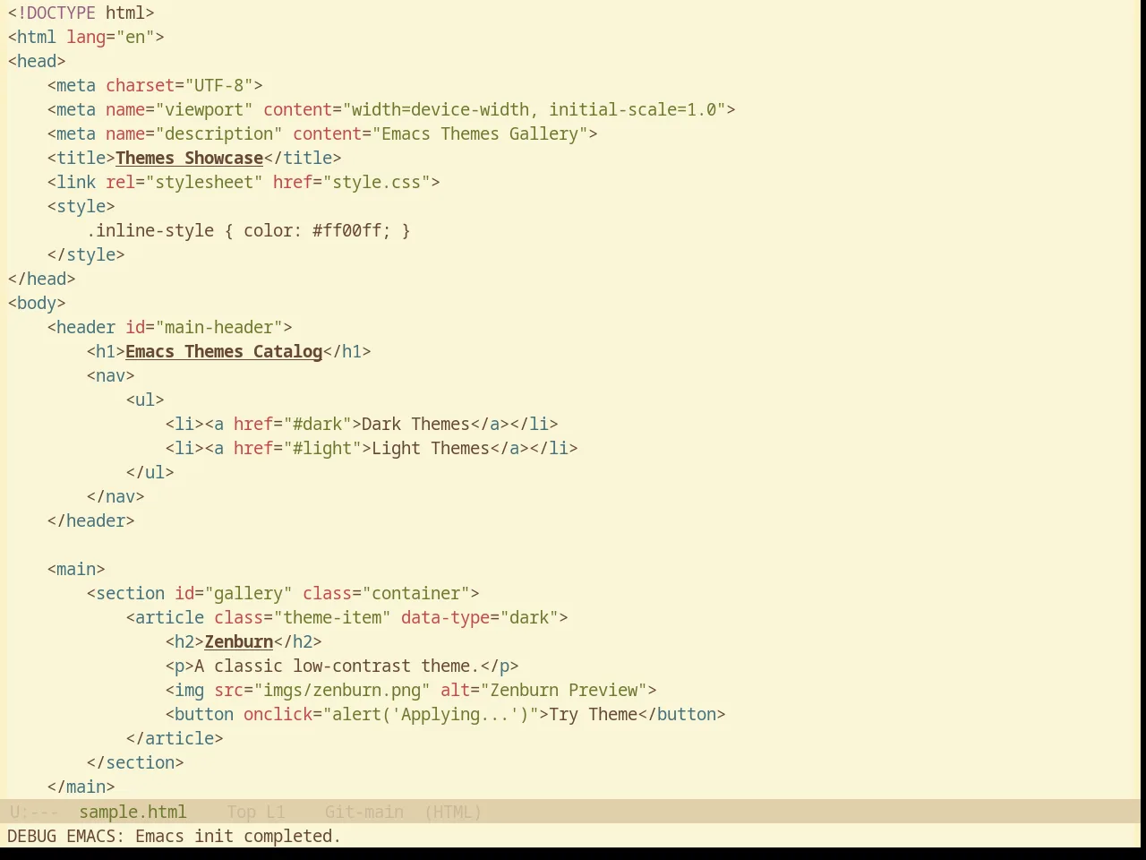 Base16 Gruvbox Material Light Hard Theme in html-mode