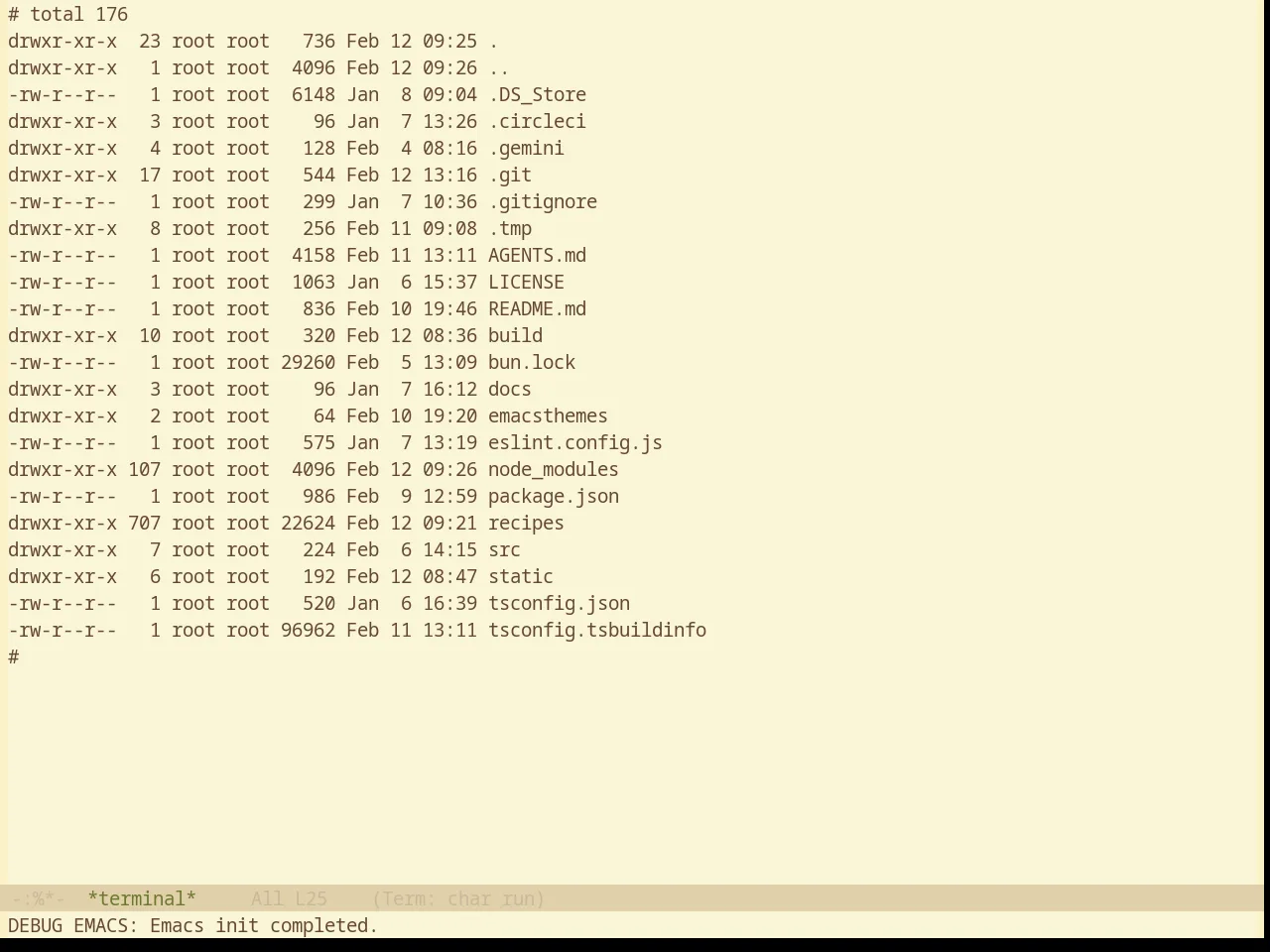Base16 Gruvbox Material Light Hard Theme in term