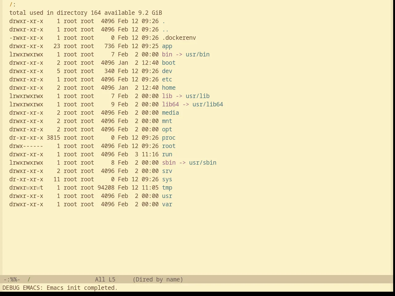 Base16 Gruvbox Material Light Medium Theme in dired