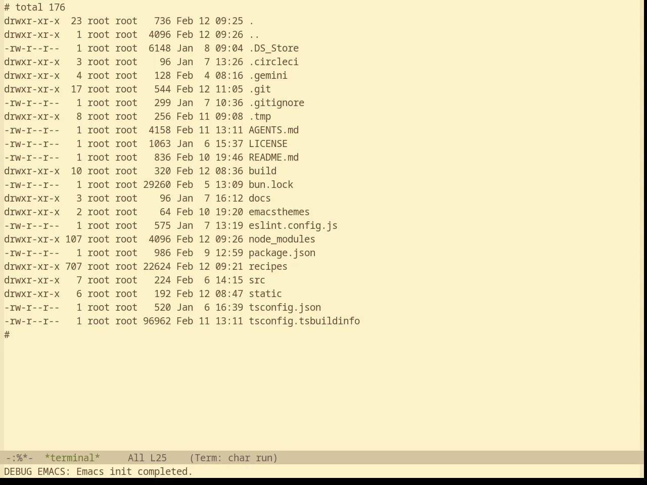 Base16 Gruvbox Material Light Medium Theme in term