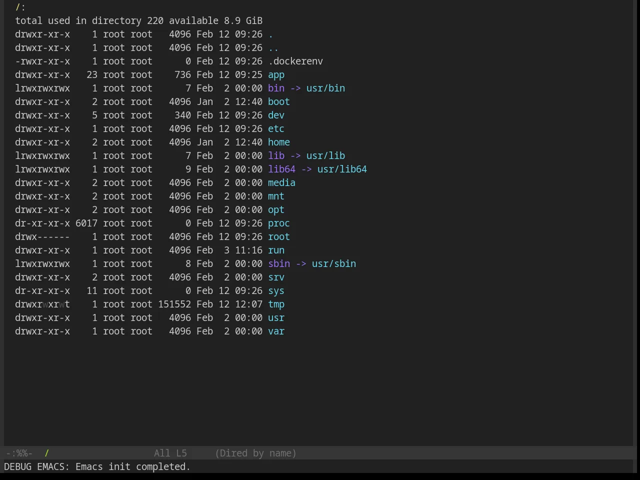 Base16 Hardcore Theme in dired
