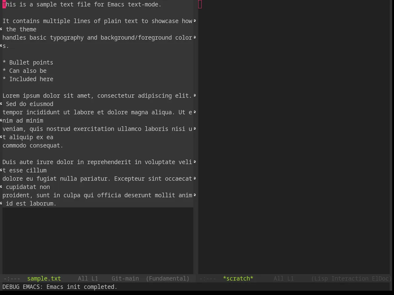 Base16 Hardcore Theme in fundamental-mode