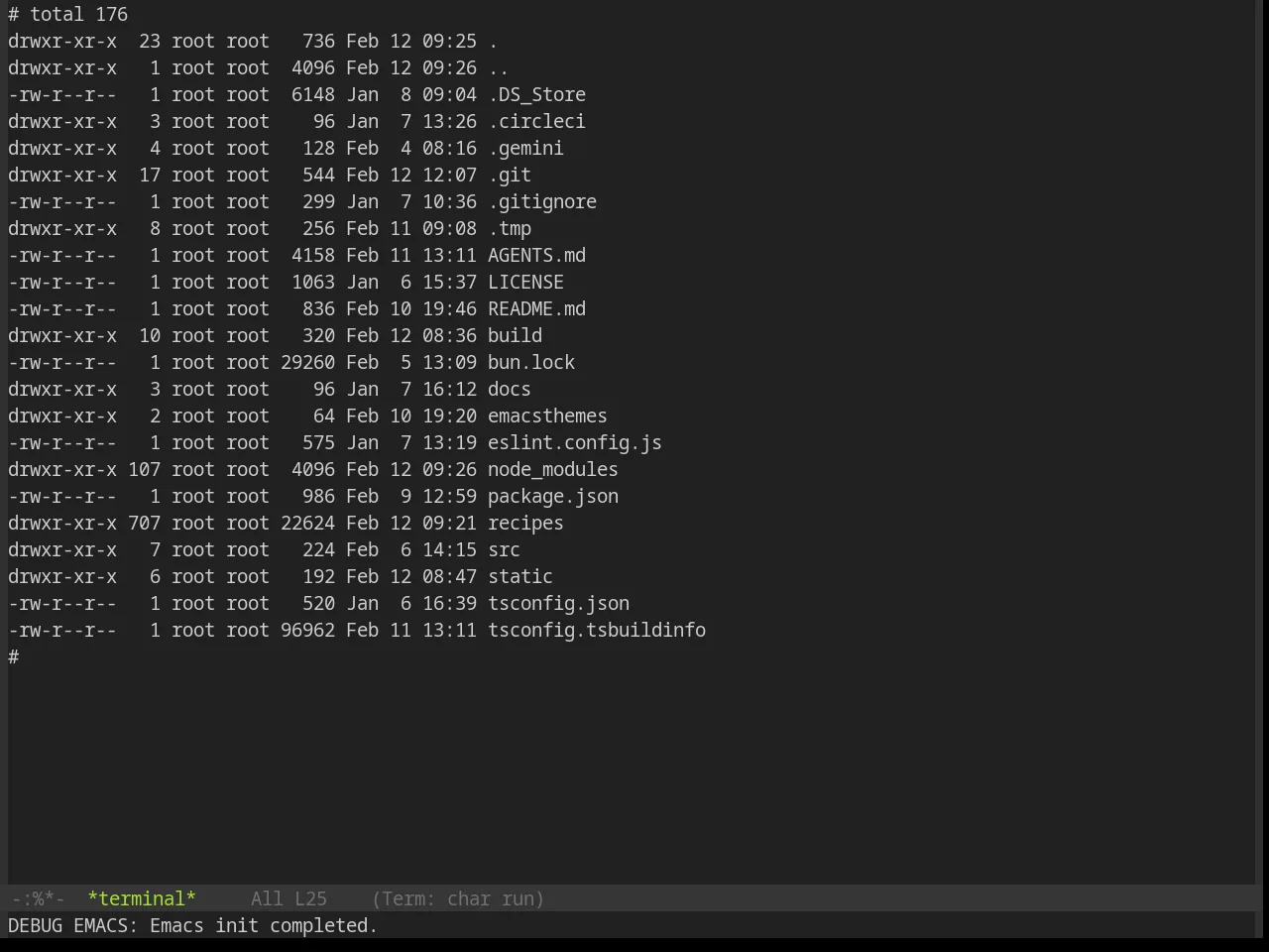 Base16 Hardcore Theme in term