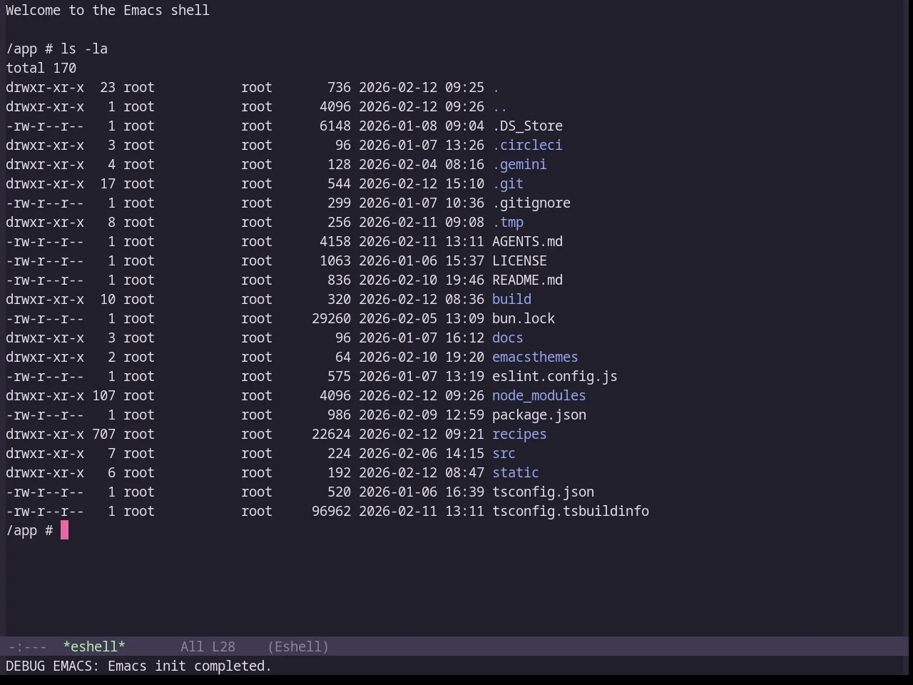 Base16 Hardhacker Theme in eshell