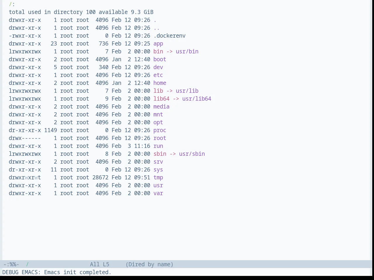 Base16 Harmonic16 Light Theme in dired