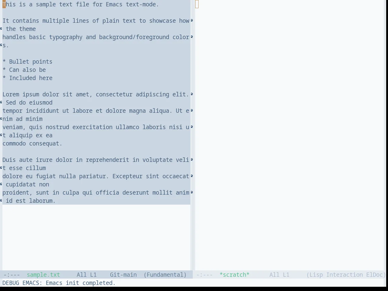 Base16 Harmonic16 Light Theme in fundamental-mode