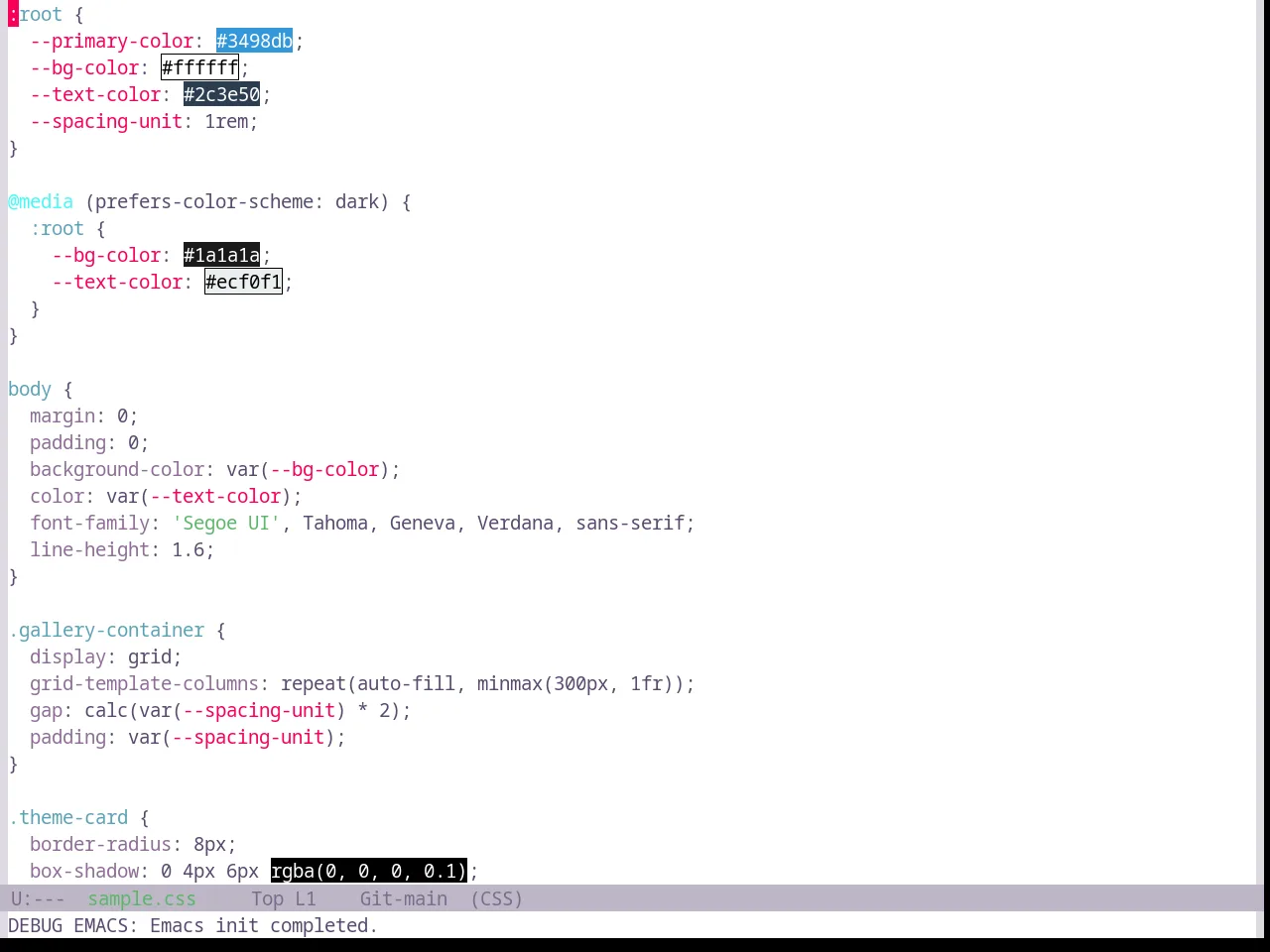 Base16 Heetch Light Theme in css-mode