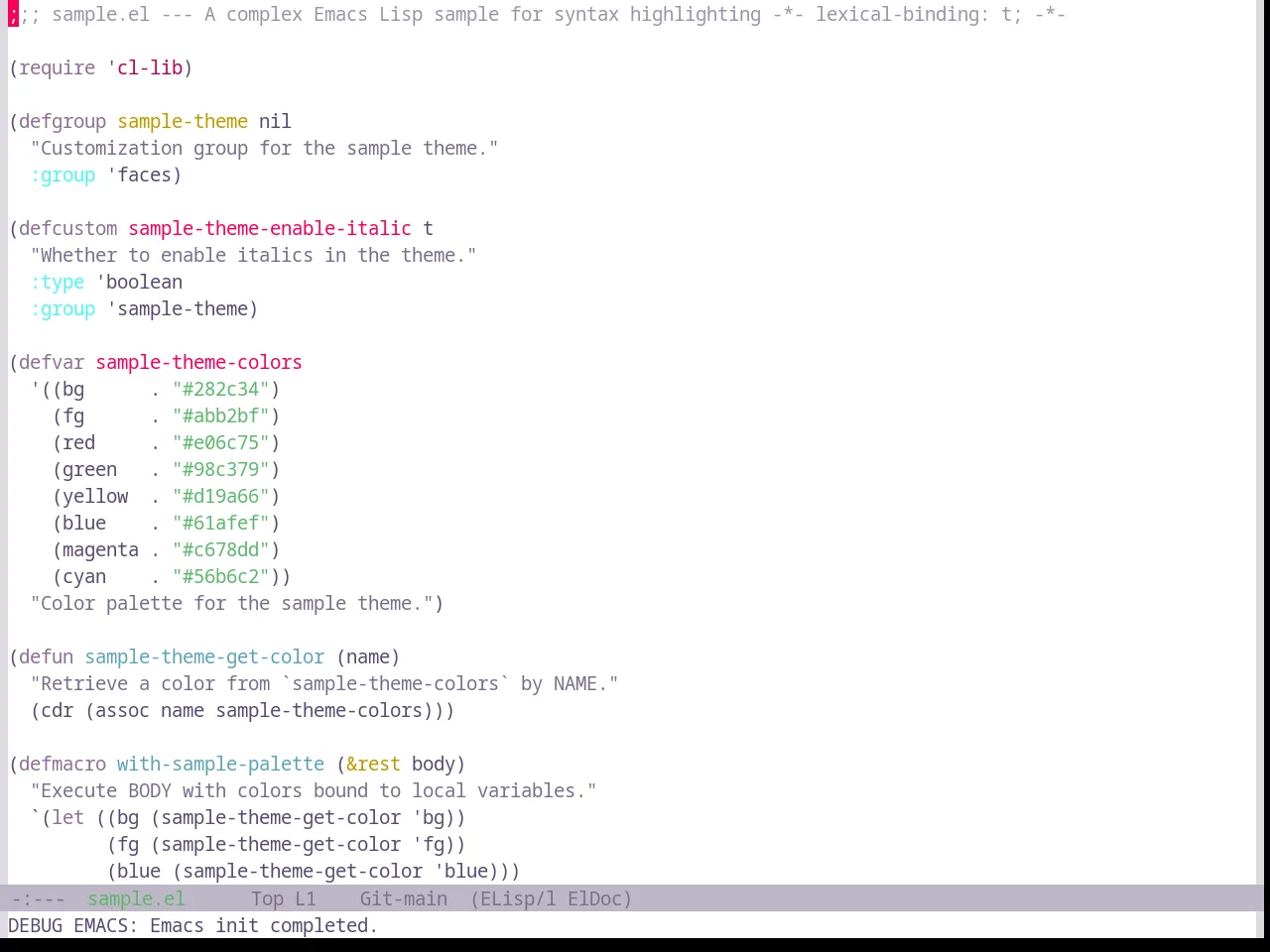 Base16 Heetch Light Theme in emacs-lisp-mode