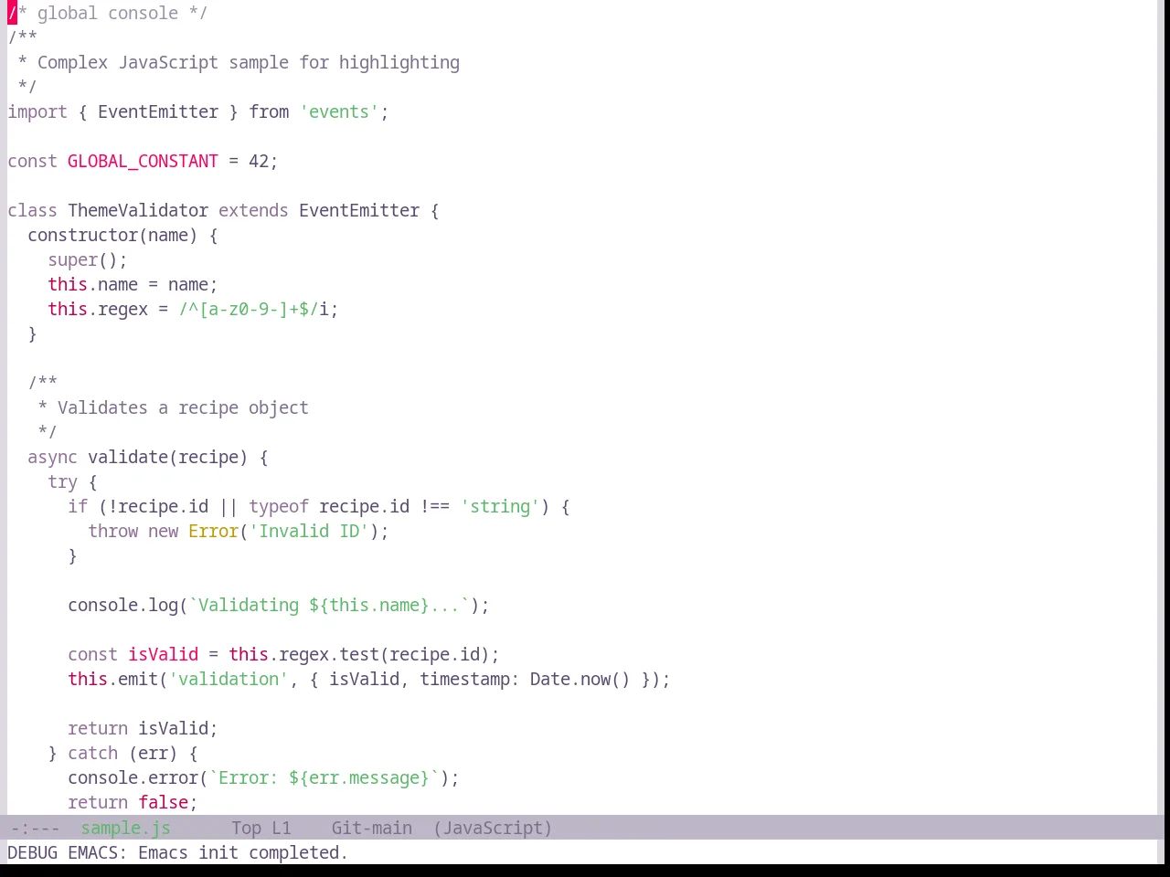 Base16 Heetch Light Theme in javascript-mode