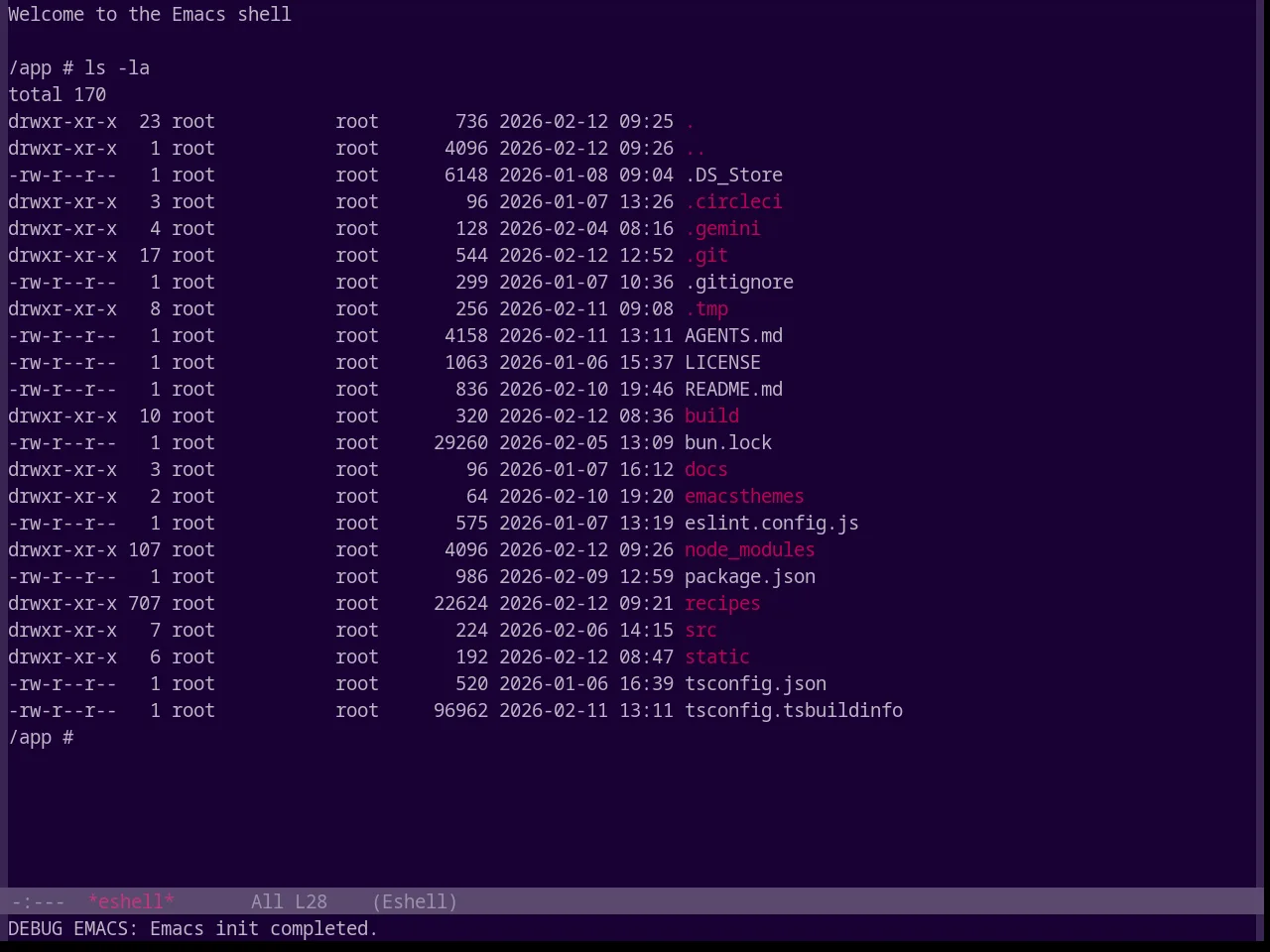 Base16 Heetch Theme in eshell