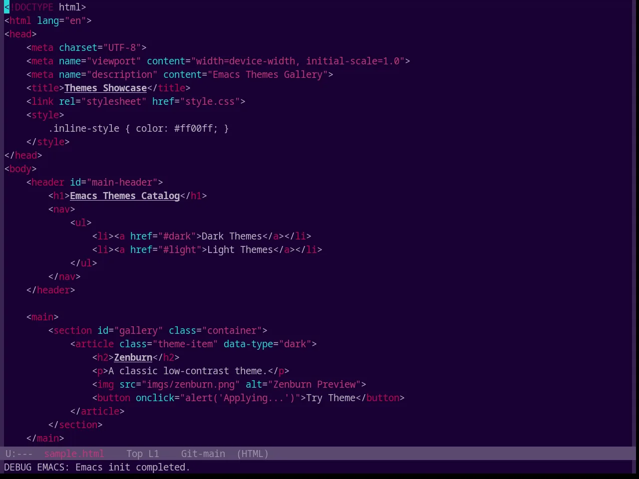 Base16 Heetch Theme in html-mode