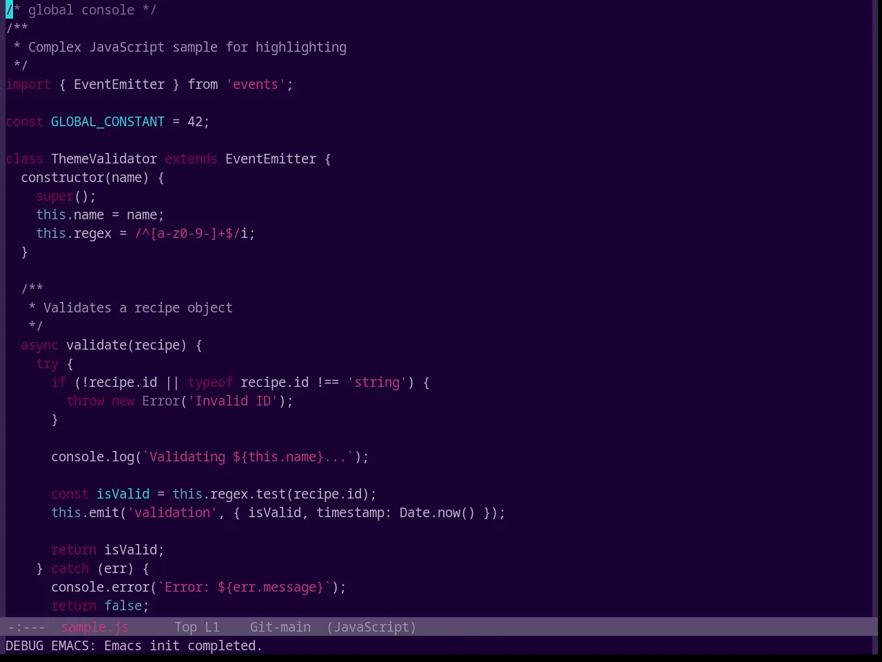 Base16 Heetch Theme in javascript-mode