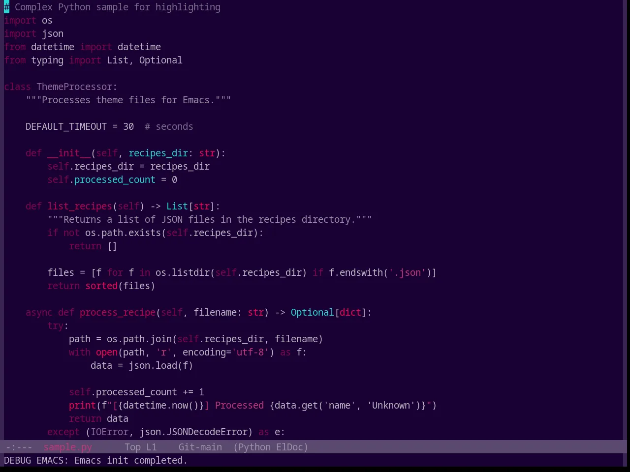 Base16 Heetch Theme in python-mode