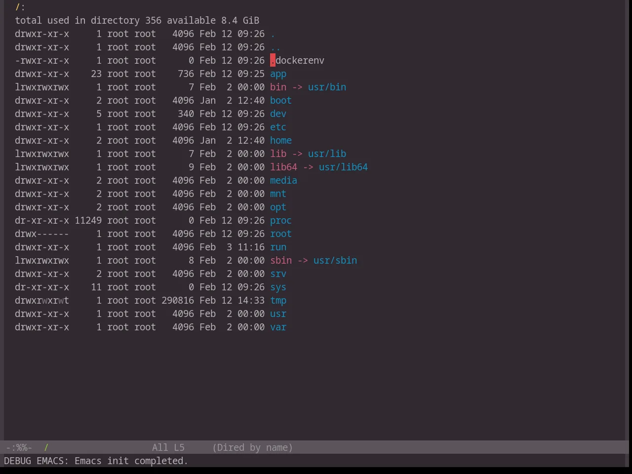 Base16 Hopscotch Theme in dired