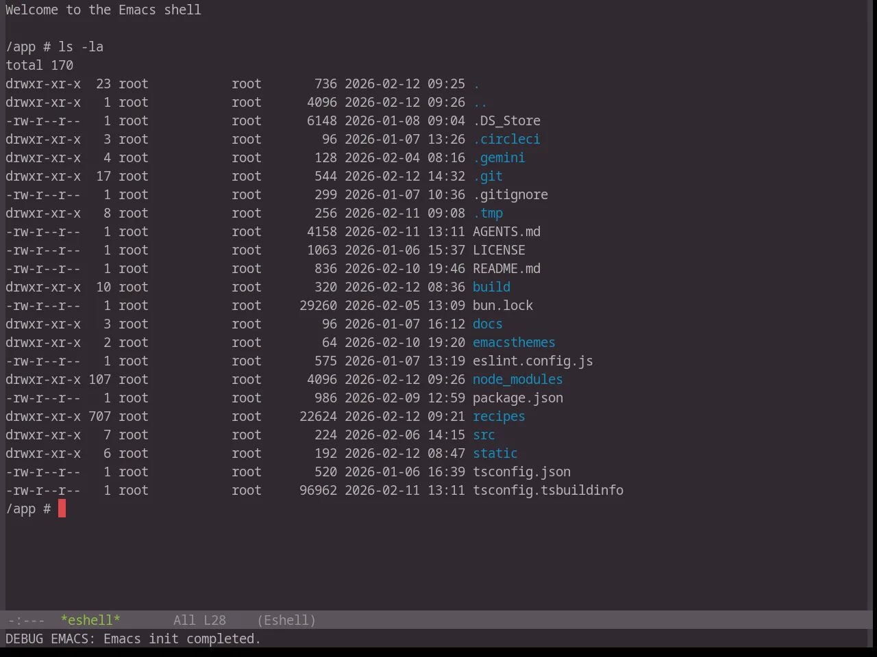 Base16 Hopscotch Theme in eshell