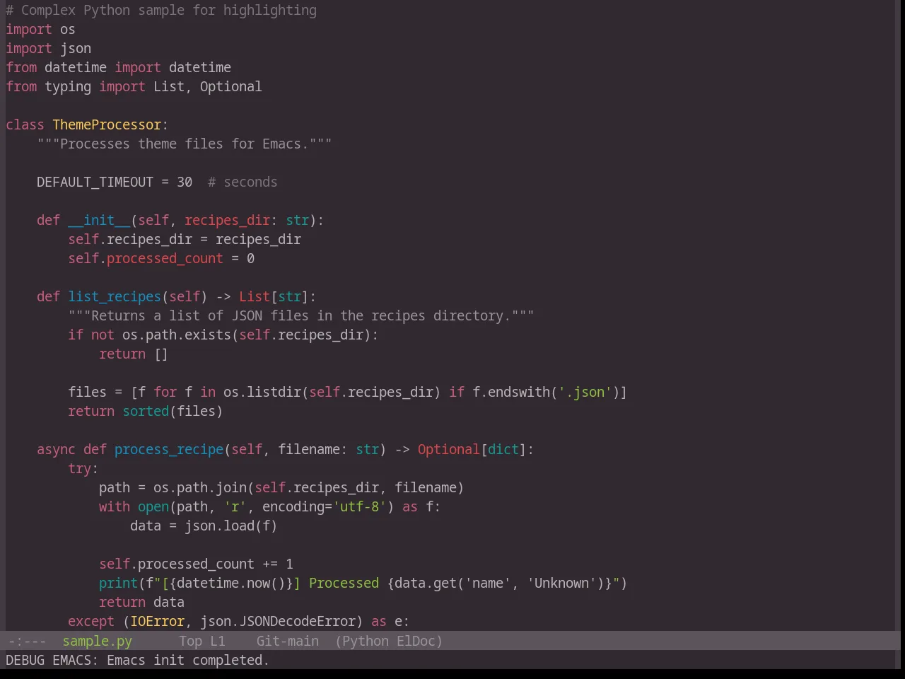 Base16 Hopscotch Theme in python-mode