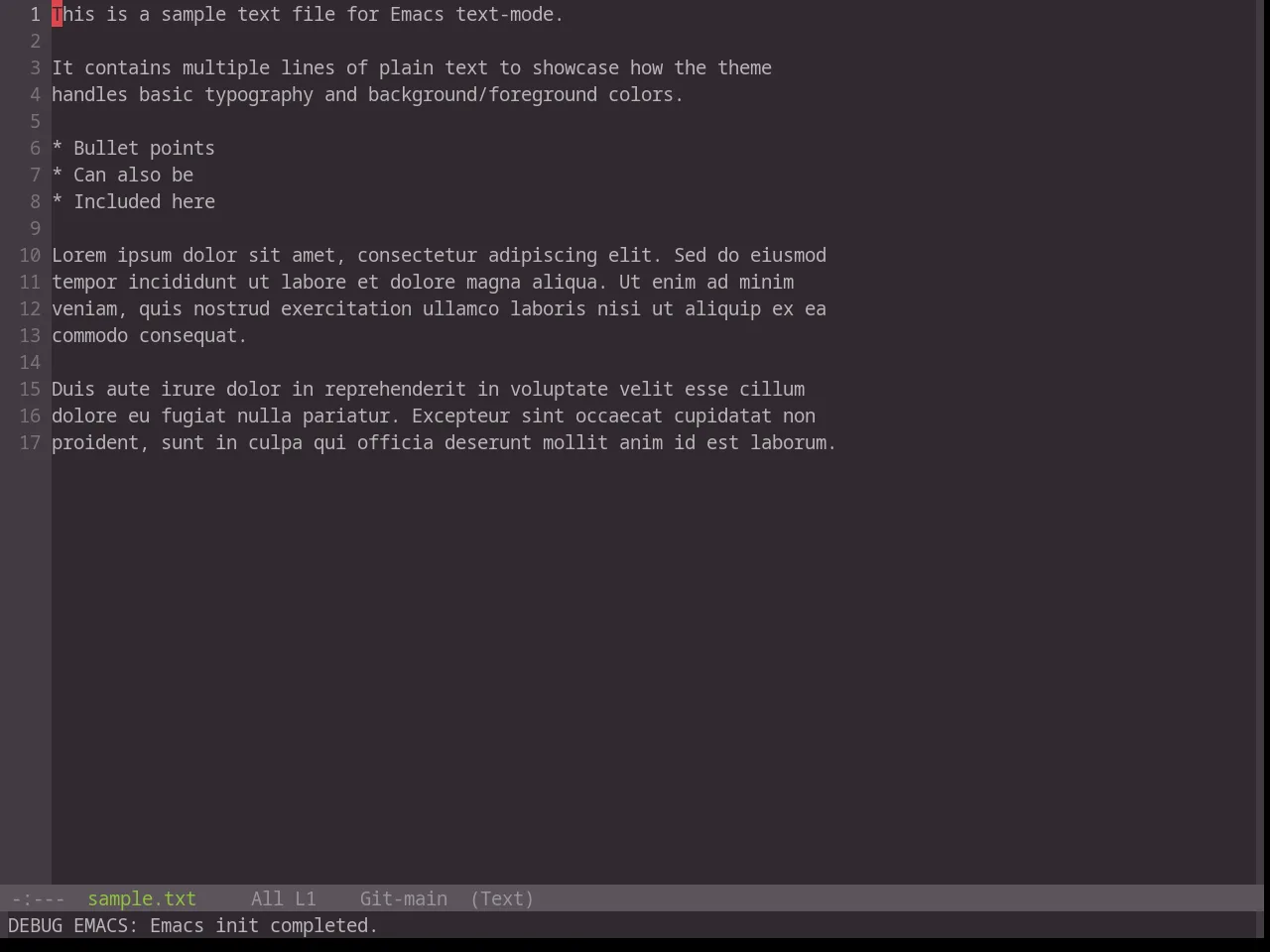 Base16 Hopscotch Theme in text-mode