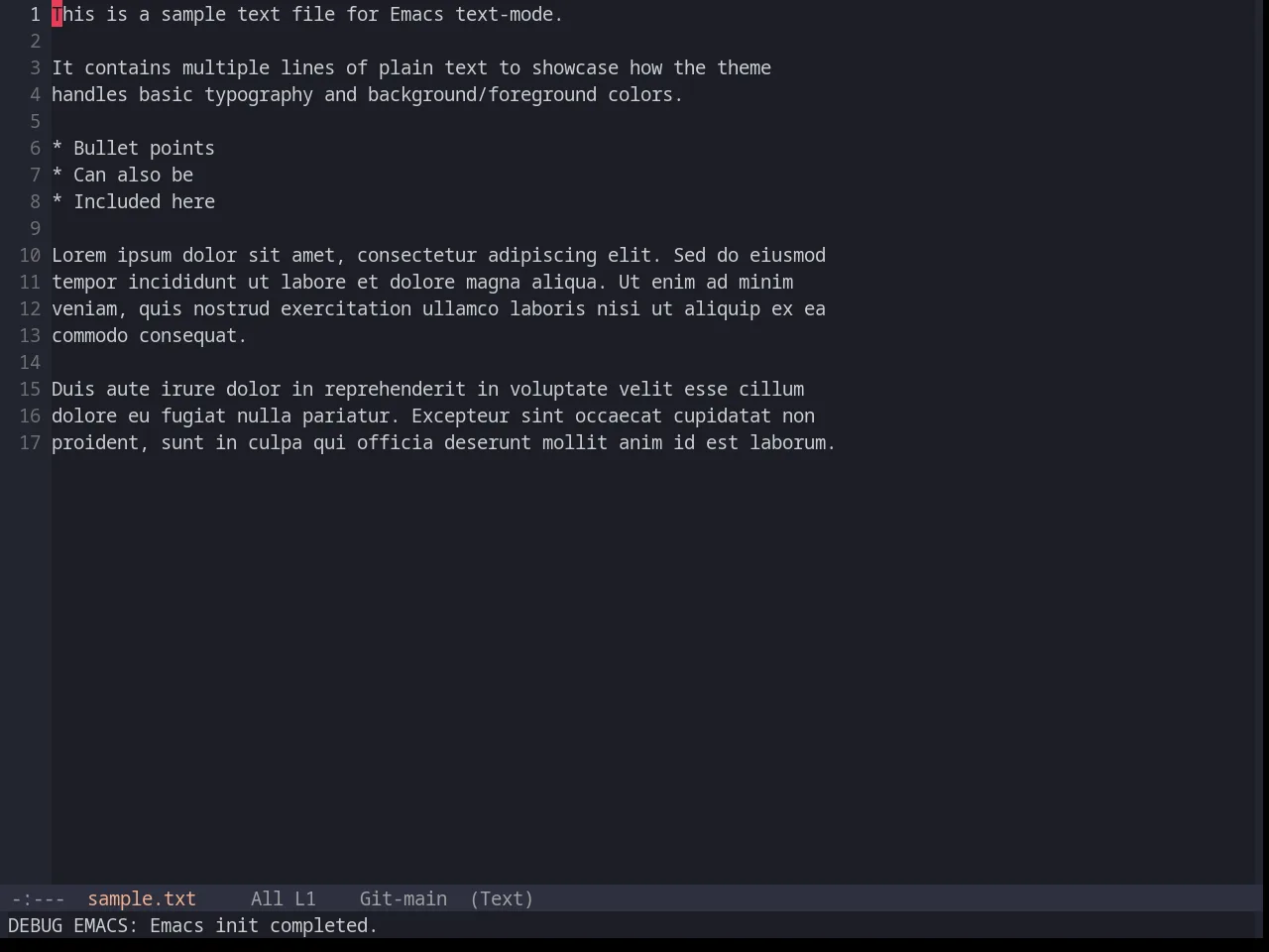 Base16 Horizon Dark Theme in text-mode