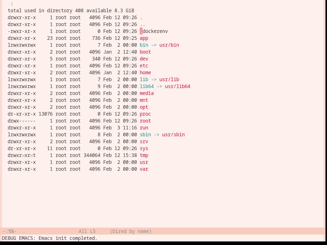 Base16 Horizon Light Theme in dired