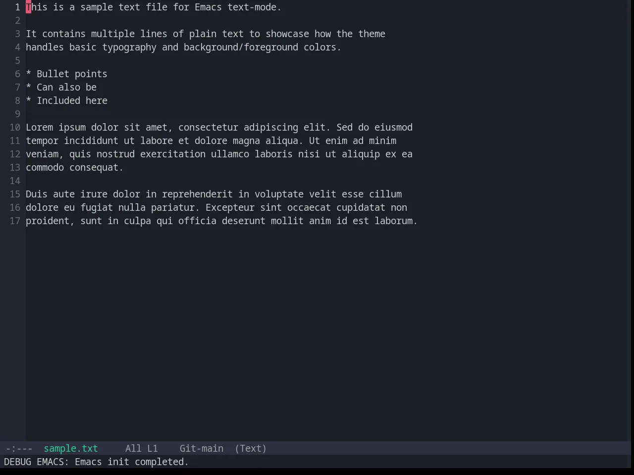 Base16 Horizon Terminal Dark Theme in text-mode
