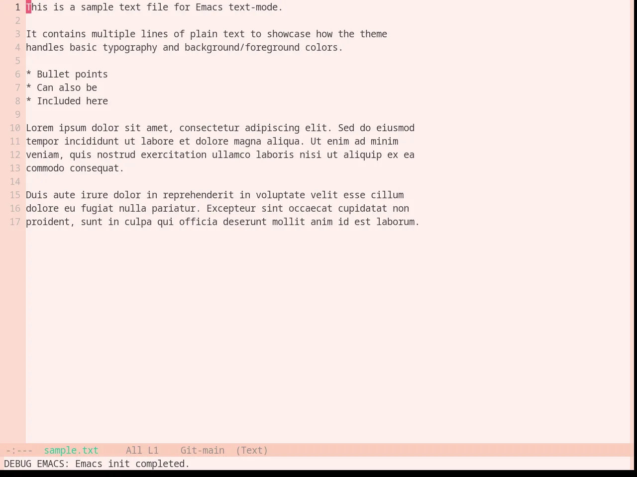 Base16 Horizon Terminal Light Theme in text-mode