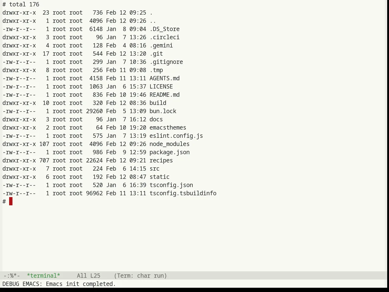 Base16 Humanoid Light Theme in term