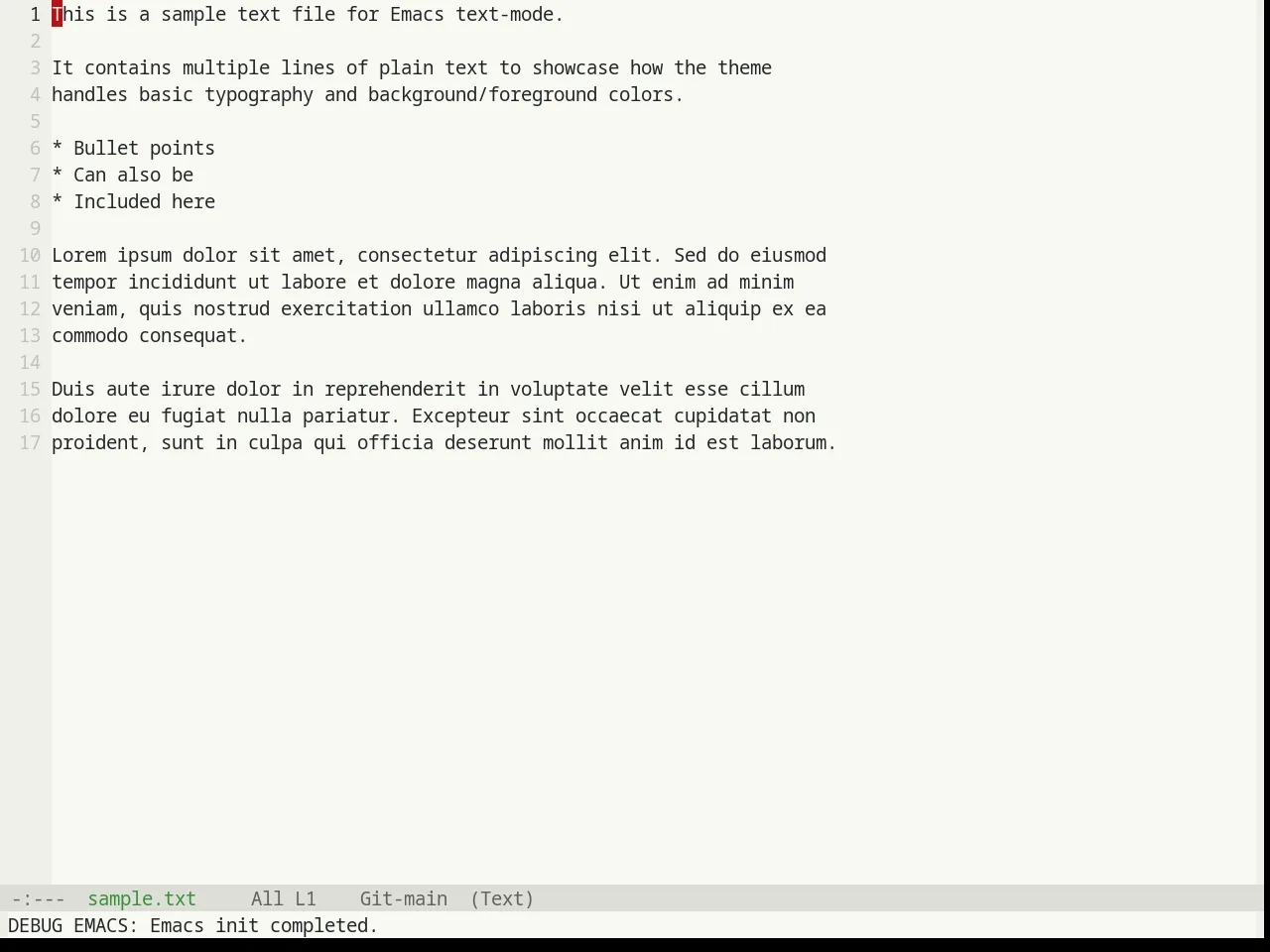 Base16 Humanoid Light Theme in text-mode