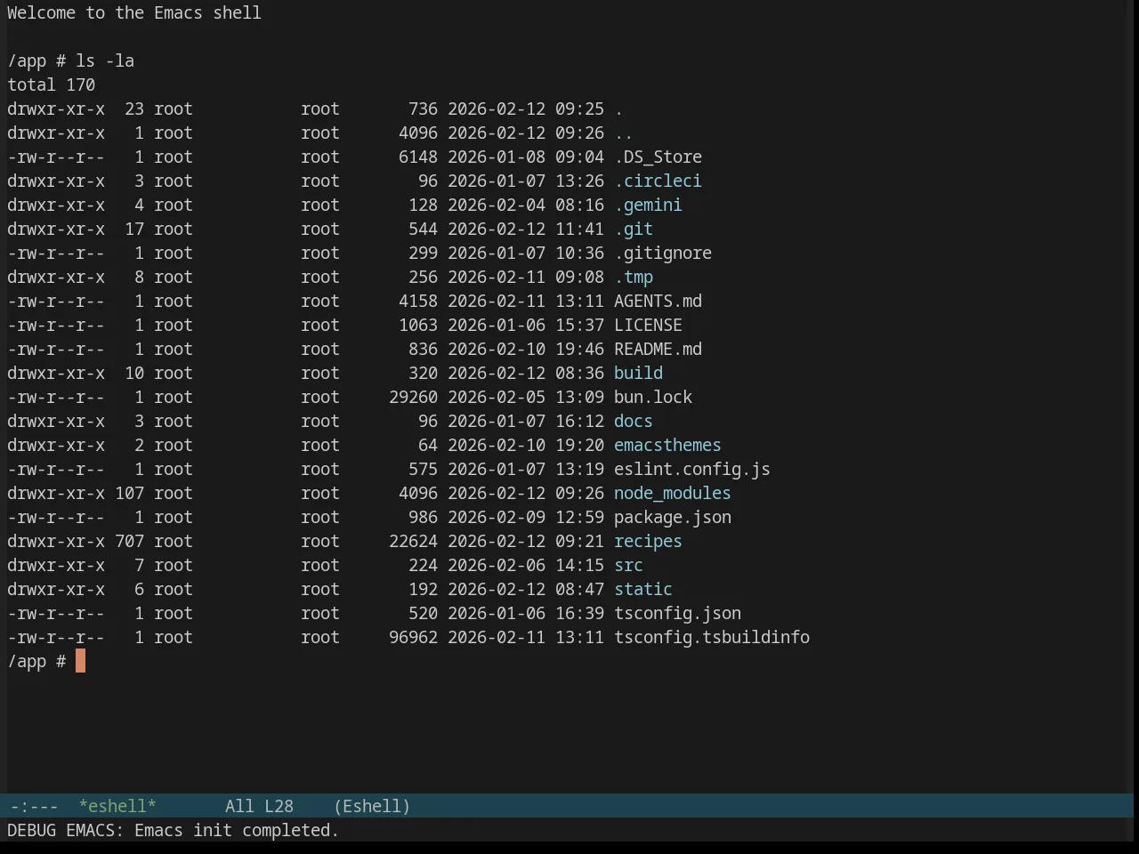 Base16 Ia Dark Theme in eshell