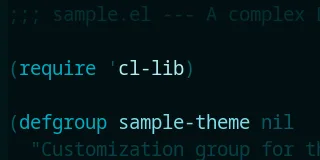 Preview of Base16 Icy Theme theme