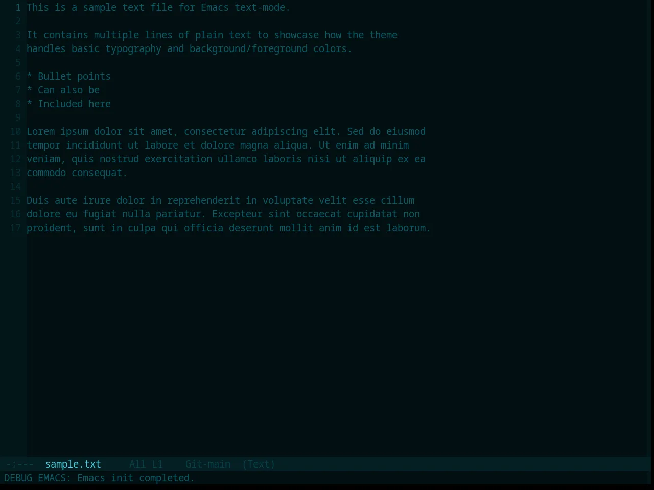 Base16 Icy Theme in text-mode