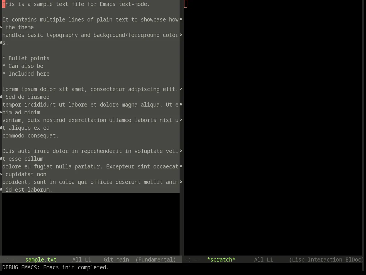 Base16 Irblack Theme in fundamental-mode