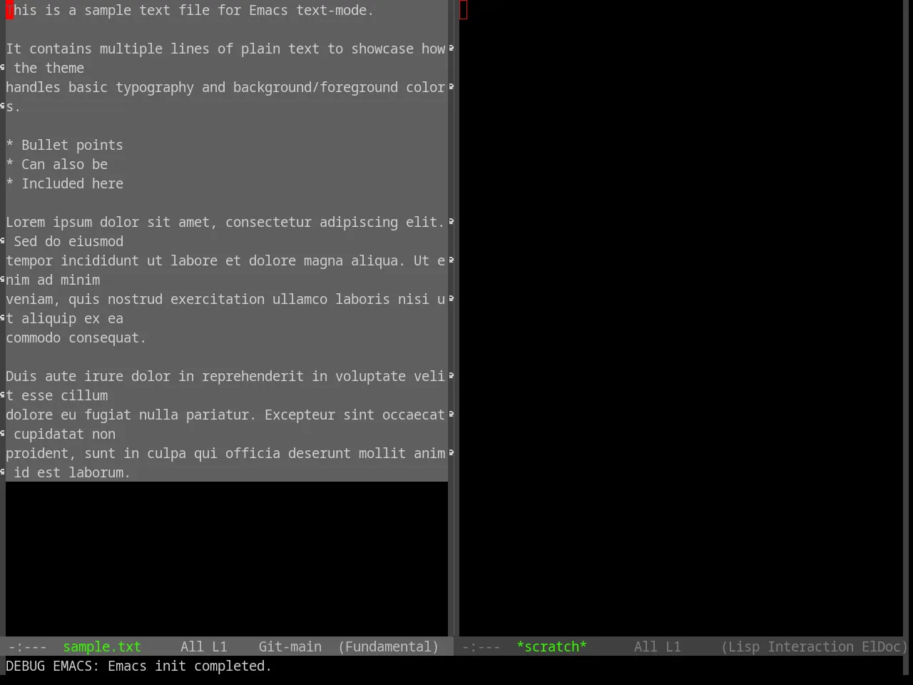 Base16 Isotope Theme in fundamental-mode