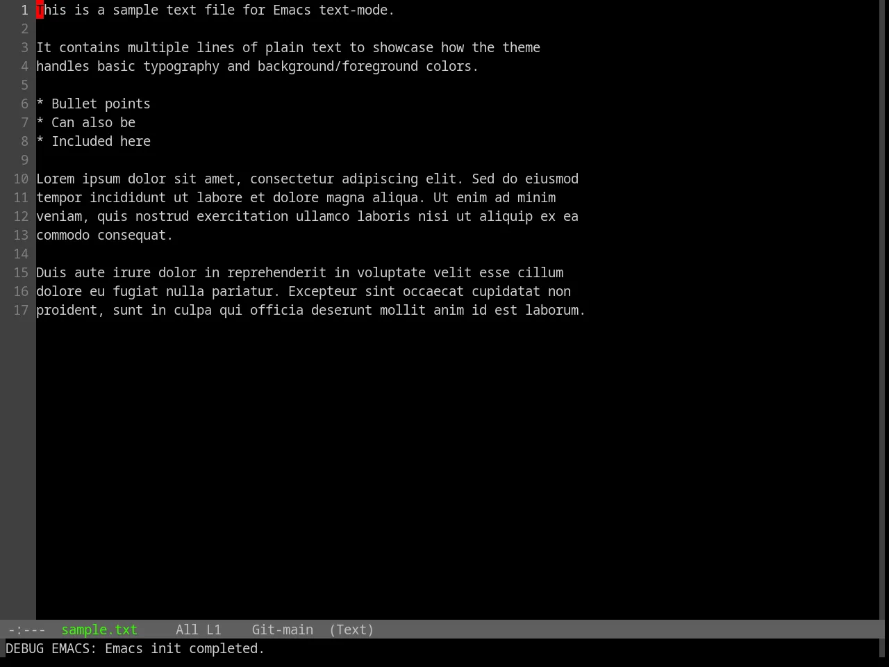 Base16 Isotope Theme in text-mode