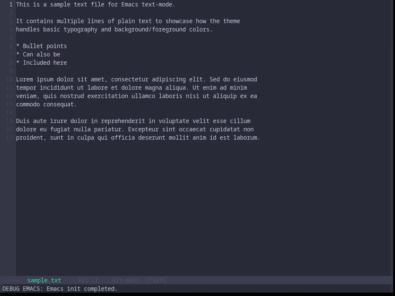 Base16 Jabuti Theme in text-mode