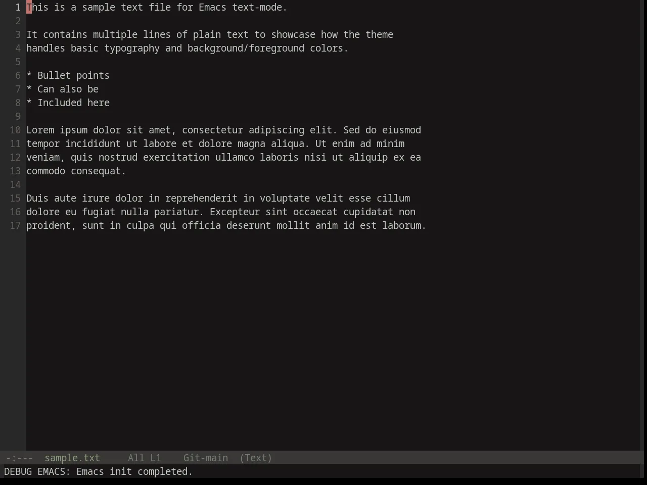 Base16 Kanagawa Dragon Theme in text-mode