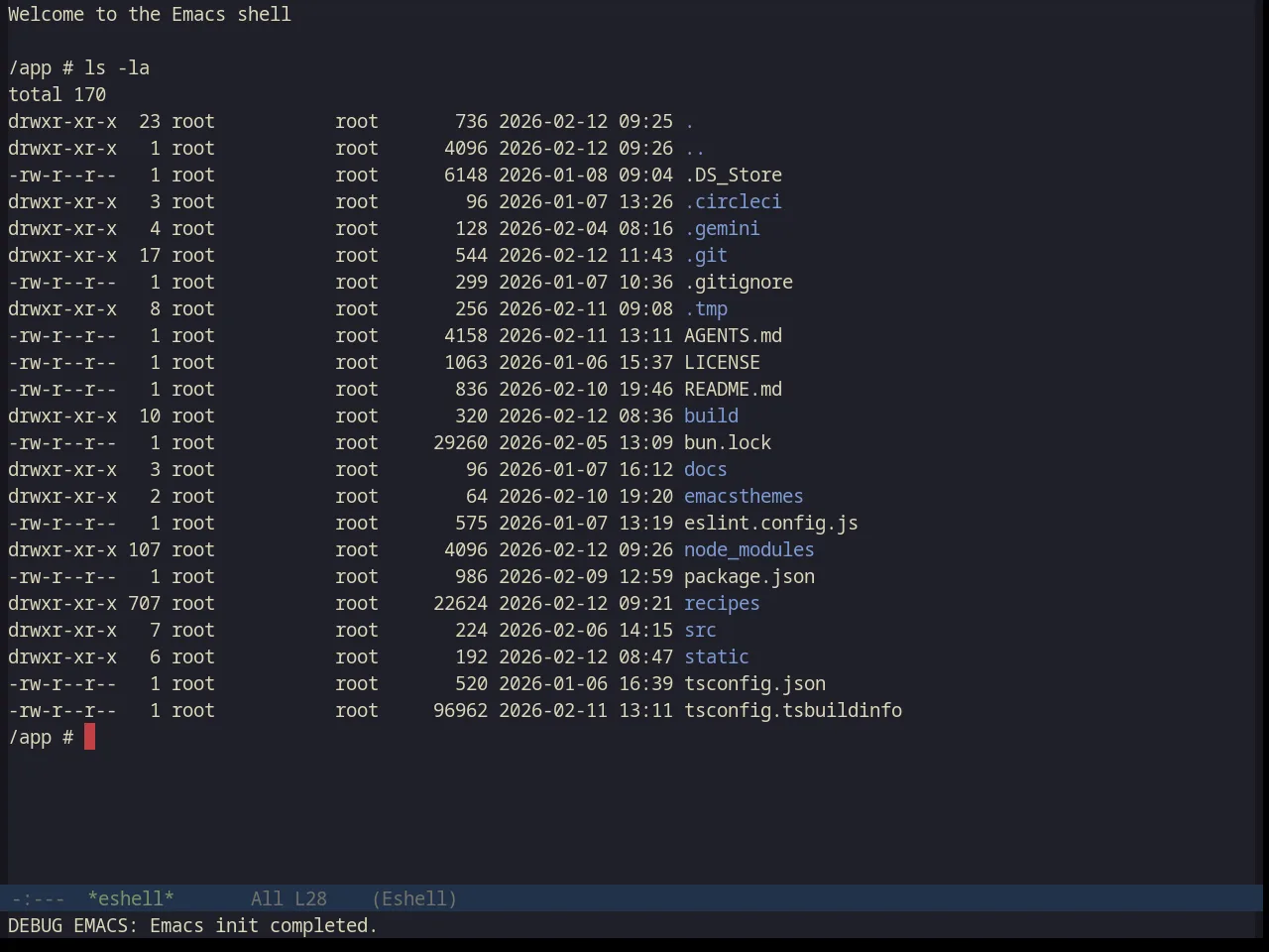 Base16 Kanagawa Theme in eshell