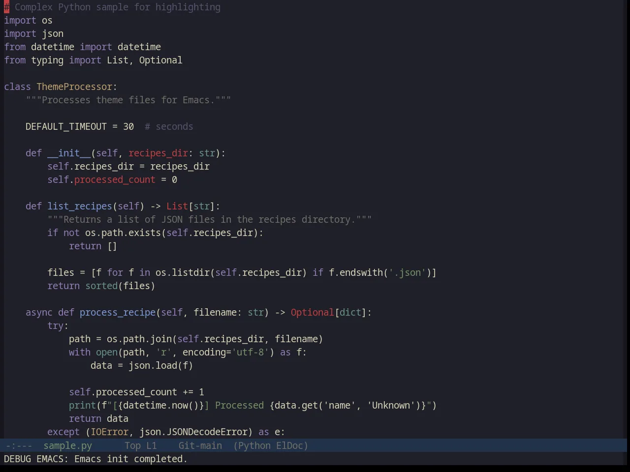 Base16 Kanagawa Theme in python-mode