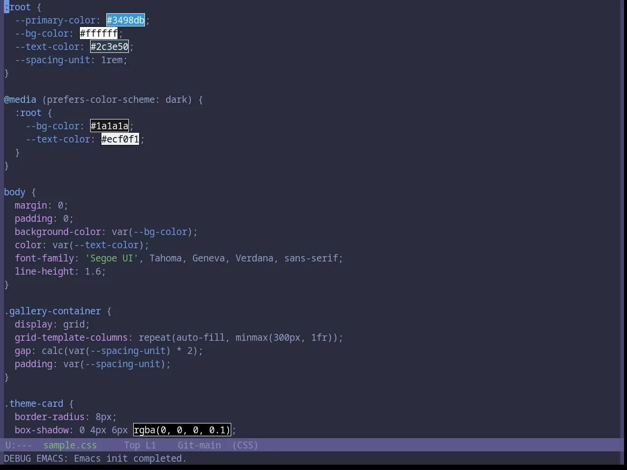 Base16 Katy Theme in css-mode