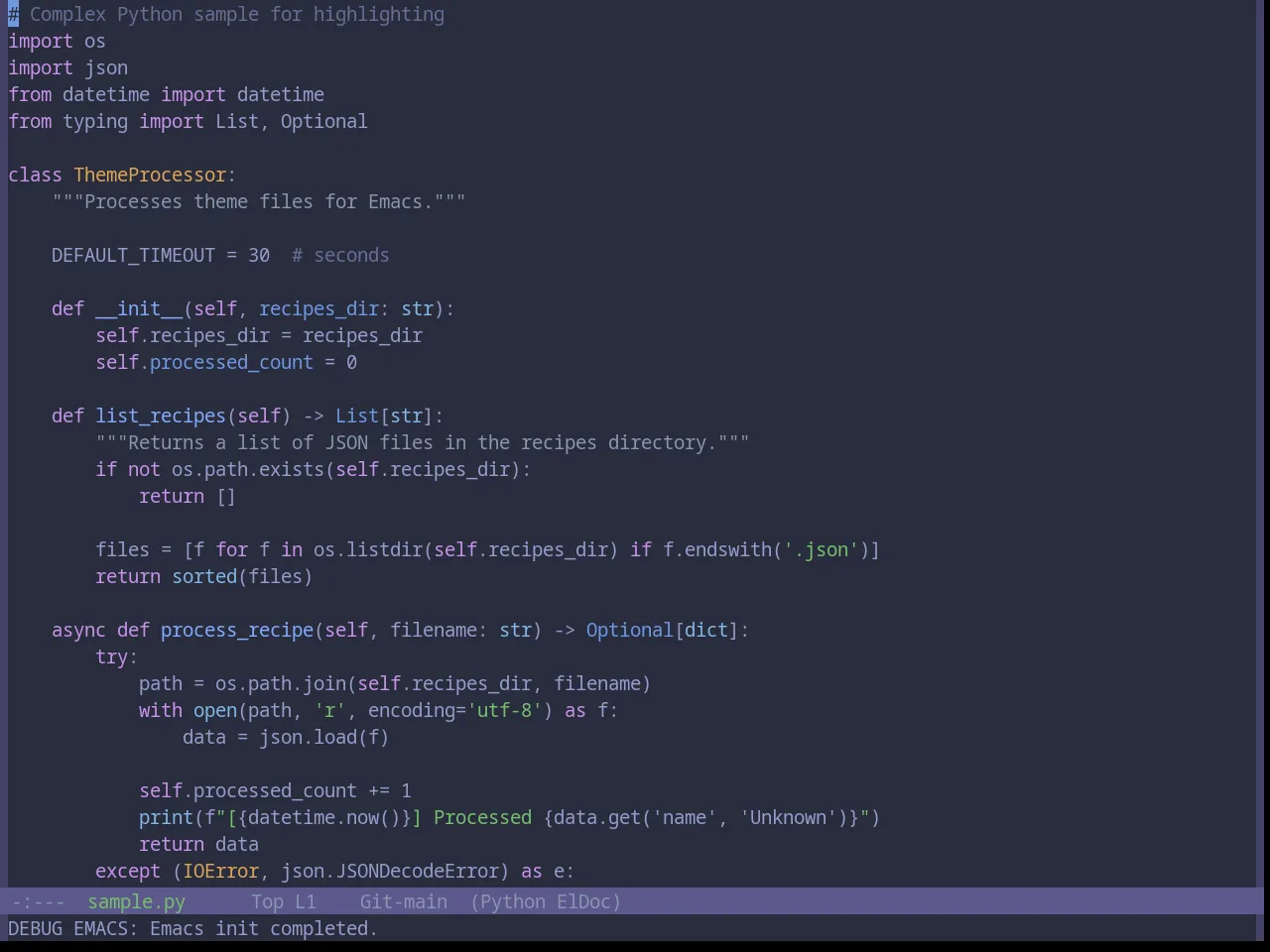 Base16 Katy Theme in python-mode