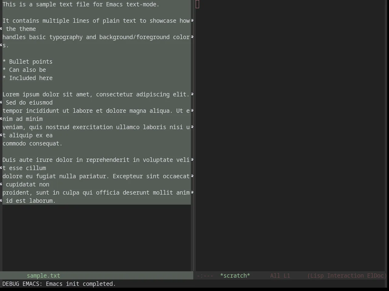 Base16 Kimber Theme in fundamental-mode