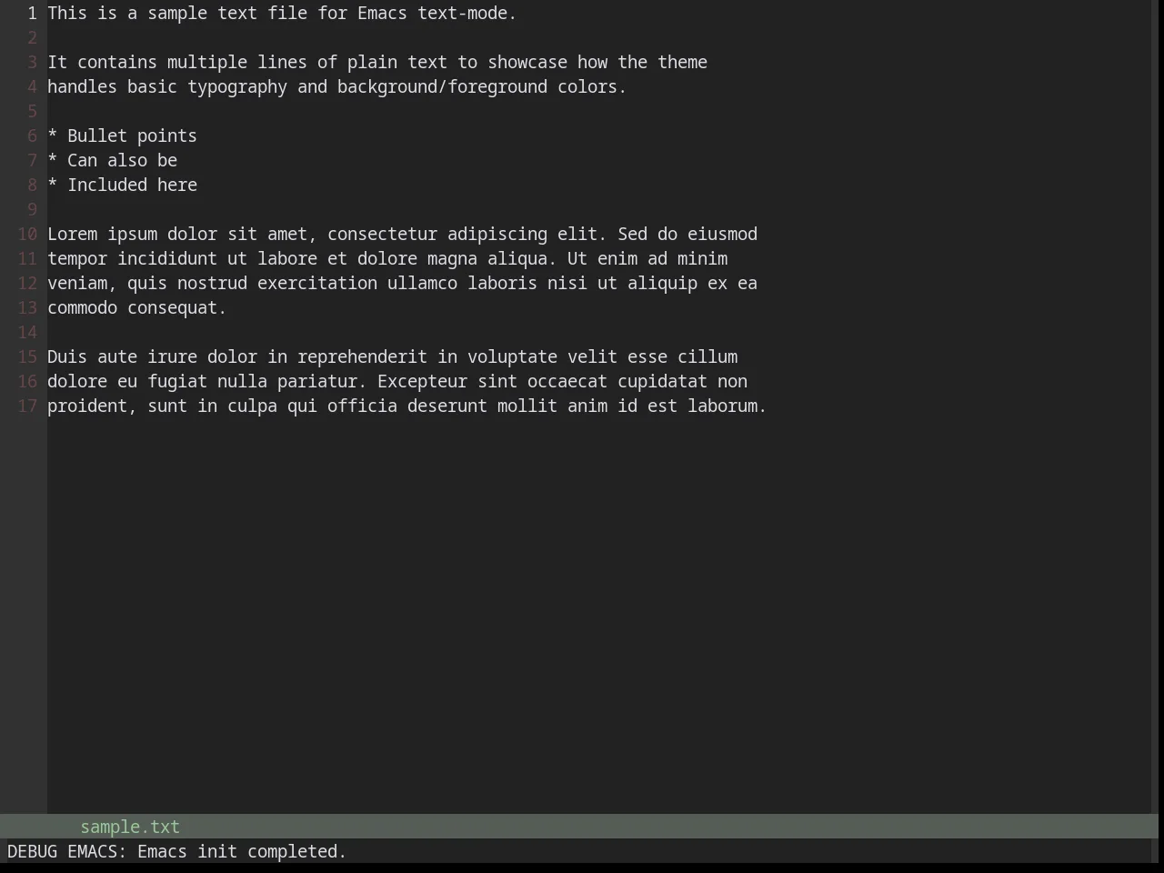 Base16 Kimber Theme in text-mode