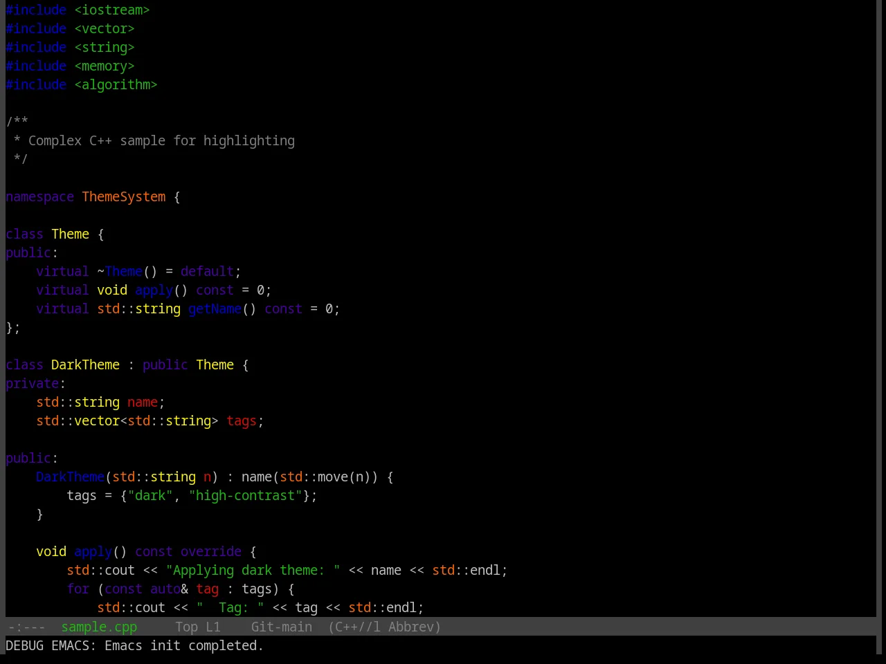 Base16 Macintosh Theme in c++-mode