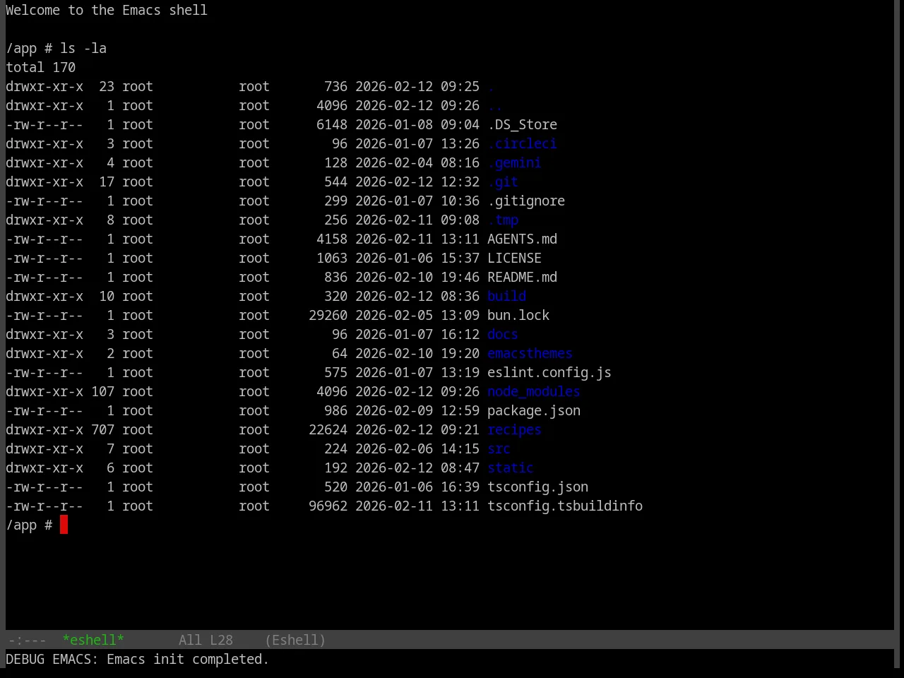 Base16 Macintosh Theme in eshell