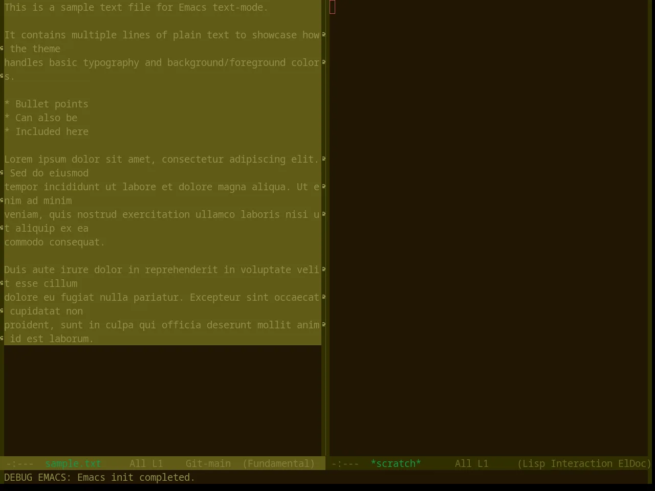 Base16 Marrakesh Theme in fundamental-mode